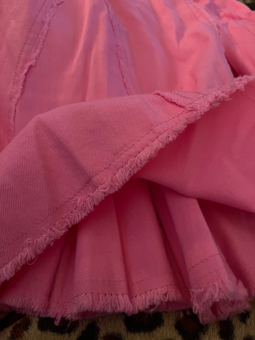 NWT Anthropologie Pilcro Strapless Pink Mini Dress - Picture 4 of 7